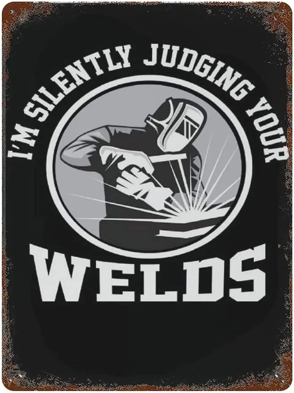 

Металлический рабочий металлический Ретро-постер для сварщика, металлический жестяной знак, шикарное искусство, брикет для людей, пещера, кафе, семейный гараж