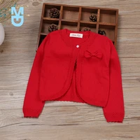 new 2022red kids cardigan sweater girl outerwear long sleeve cotton girls jacket for 1 2 4 6 8 10 11 years old kids clothes
