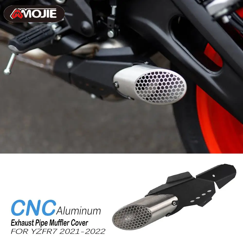 

Motorcycle Accessories For YAMAHA YZF-R7 YZFR7 YZF R7 YZF R 7 2021-2022 Exhaust Muffler Pipe Muffler Cover Exhaust Fairing Cover