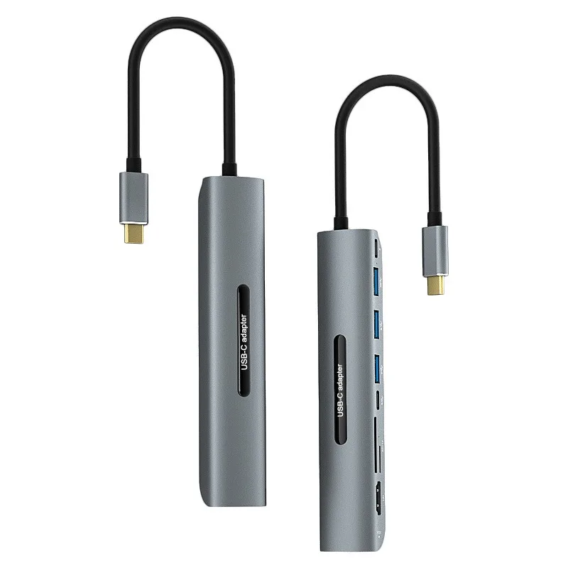 USB-концентратор USB C HUB к HDMI 4K Mutil USB3.0 Порт-сплиттер с зарядкой PD VGA RJ45 SD/TF Audio для