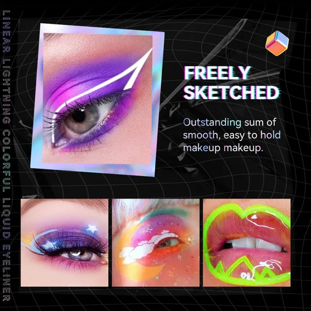 8 Colors Set Neon Liquid Eyeliners 4