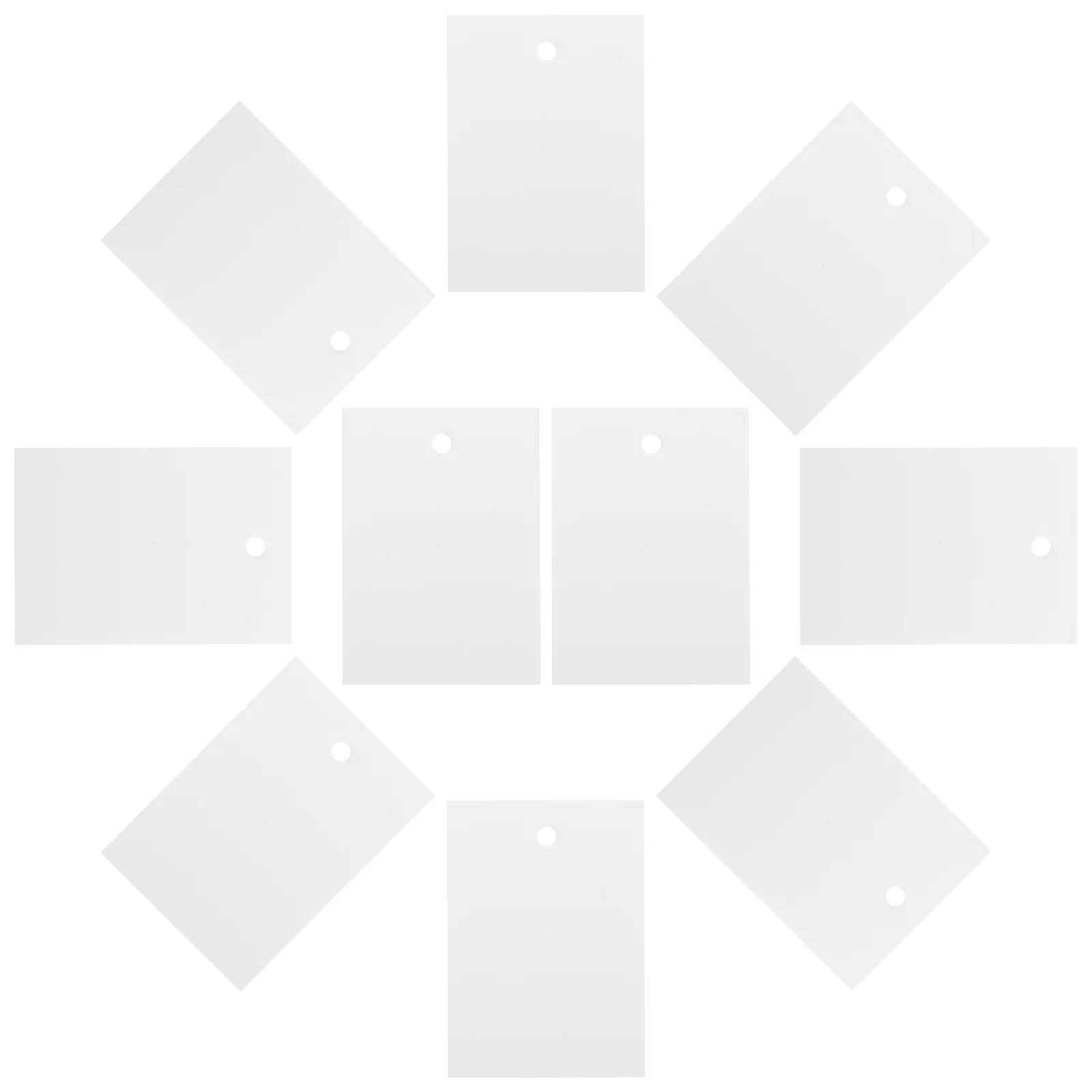 250 шт. бирки для игральных карт бумажные пустые ценники малого бизнеса