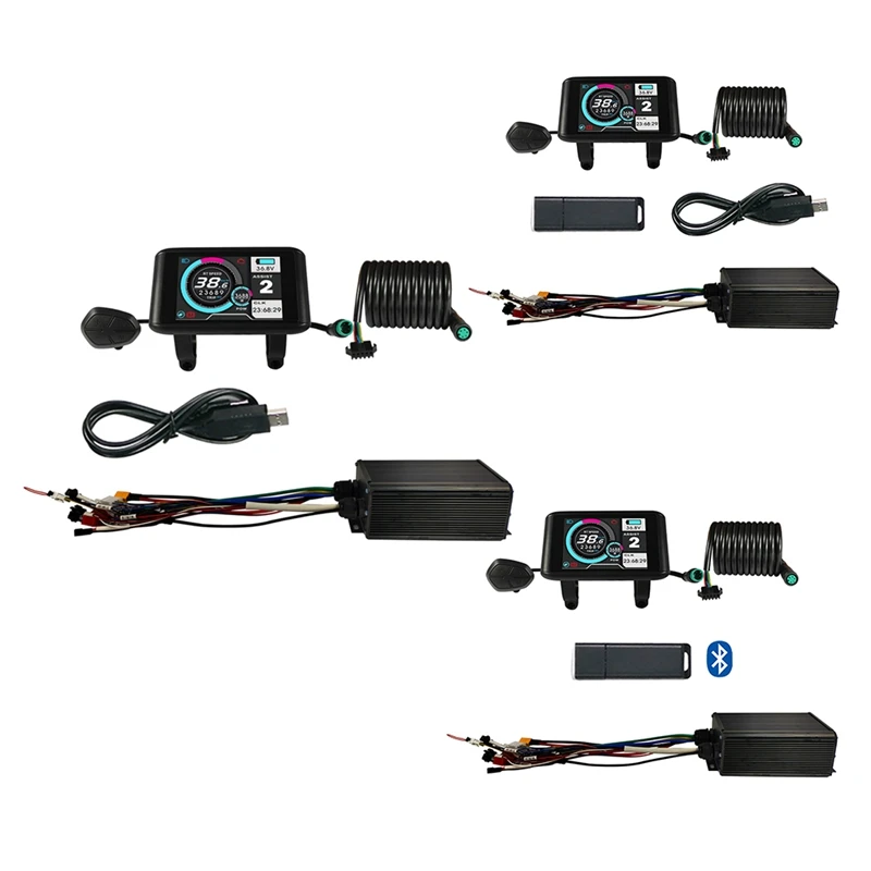 

Electric Bike 36V 48V 60V 72V Program 45A MQCON Sabvoton Controller Unlock Controller With UKC-1 Display