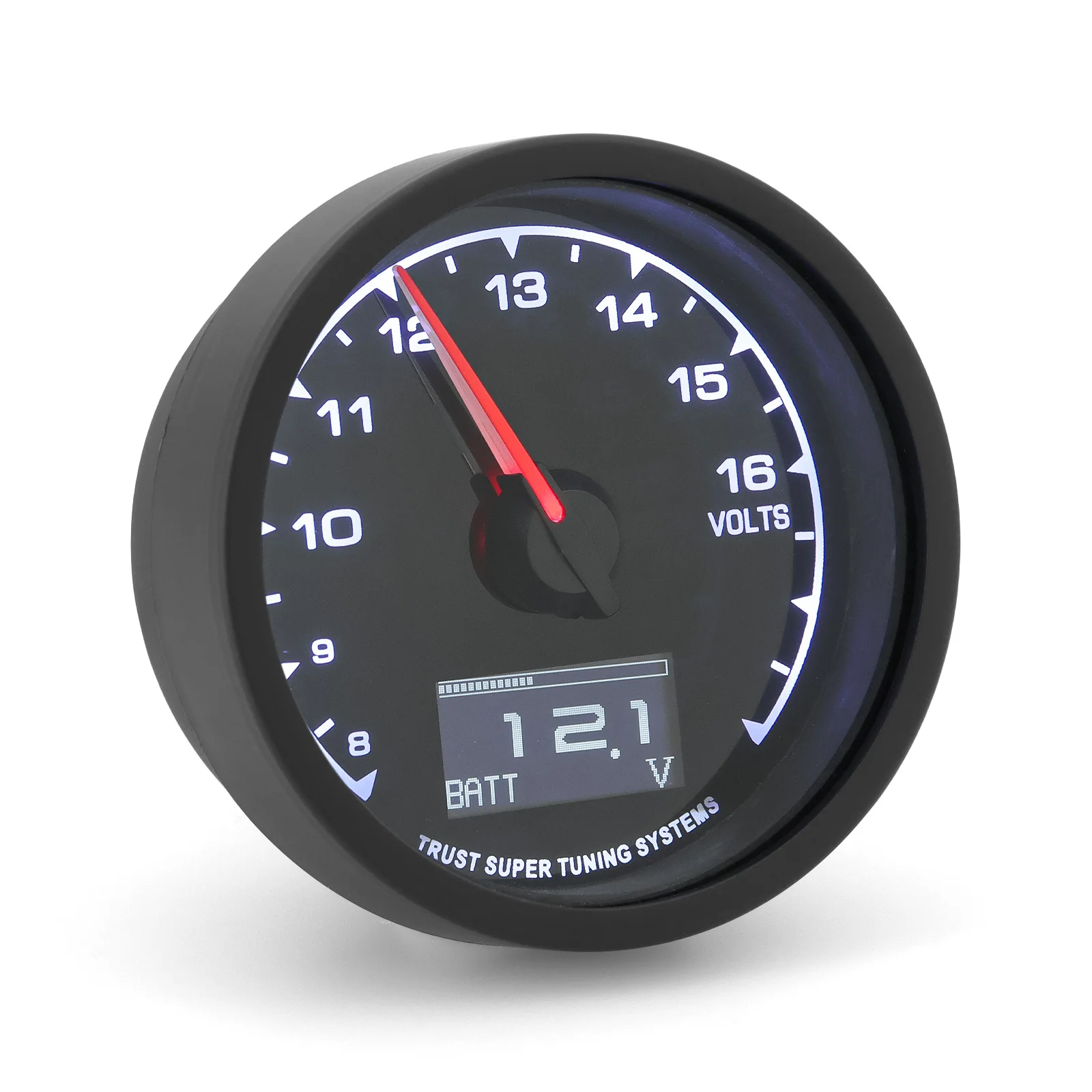 Универсальный водонепроницаемый вольтметр 62 мм 8-16 В с 7-цветным индикатором