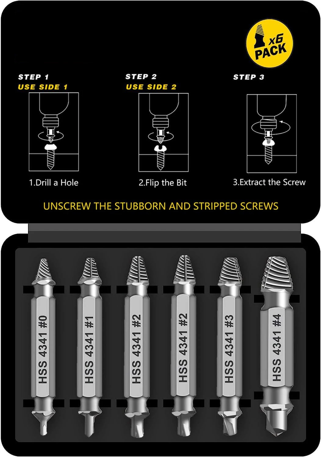 

SenNan набор экстракторов винтов 6 шт.