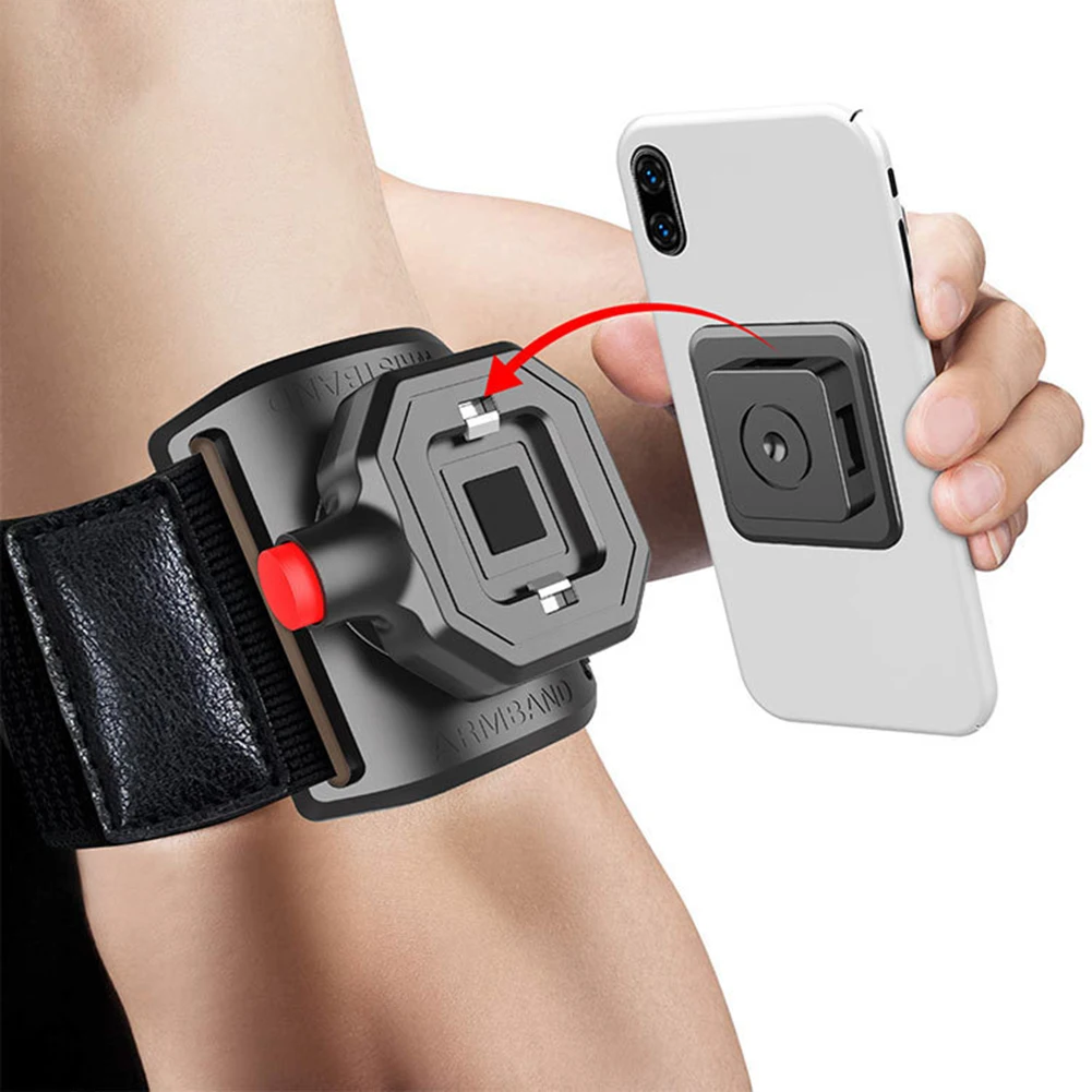 

Outdoor Sports Mobile Phone Holder Arm Band Running Gym Armband Exercise All Phones Quick Release Armband Bracket Accessories