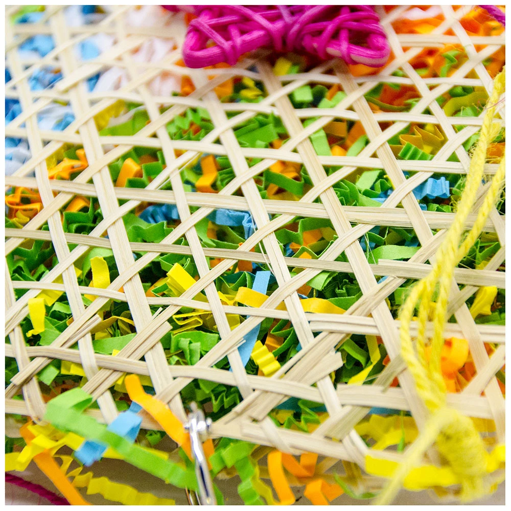 Ebaokuup игрушки для укусов в виде попугаев восхождение искусственный цвет