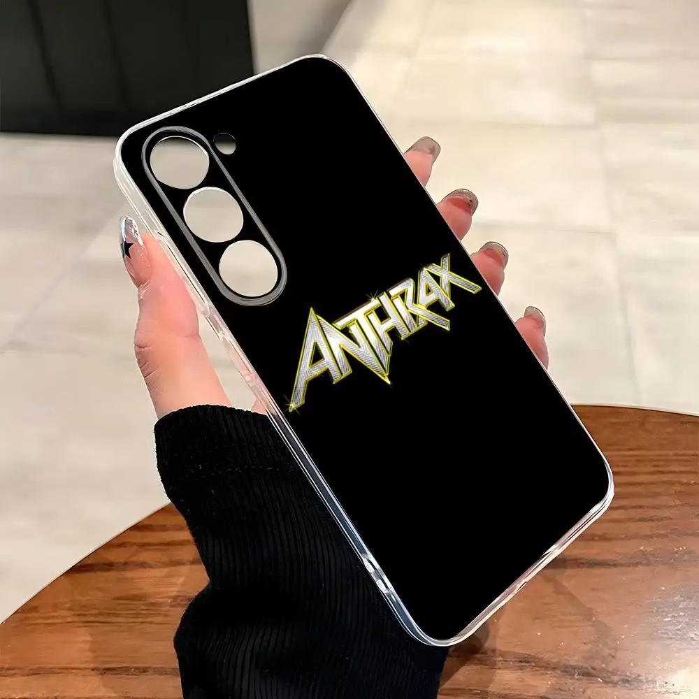 Чехол для телефона с изображением рок-группы A-Anthrax для Samsung A23 A33 A53 A52s A35 AA14 A16 5G A52, прозрачный чехол. (art.: 3920dce08acdf) - 3920dce08acdf
