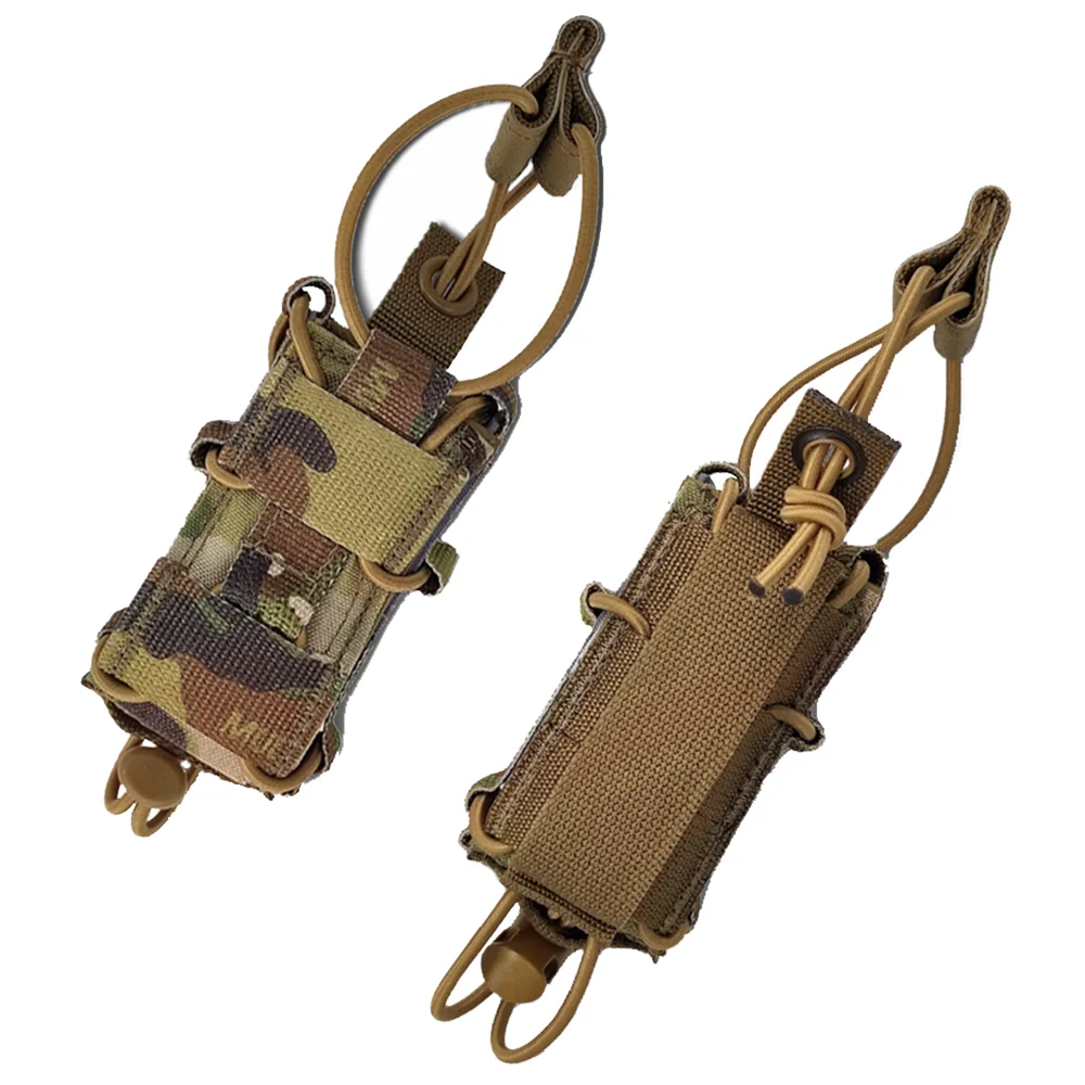 

Tactical Vest Molle 9mm Single Mag Pouch Elastic Expansion Tool Kit Imported MC Cordura 500D Fabric Airsoft Accessories