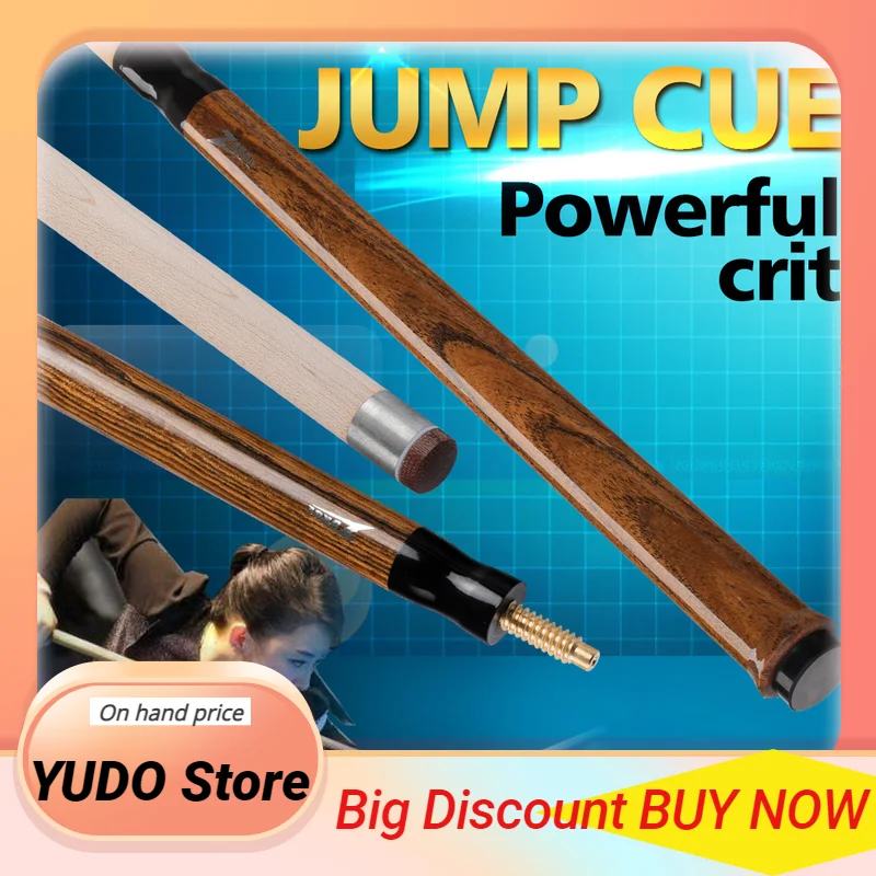 ZOKUE Billiard Jump Cue 108cm Length 4 Colors 13.5mm Tip Hard Maple Shaft Professional Jump Stick Pool Cue Pool Stick Jump Cue