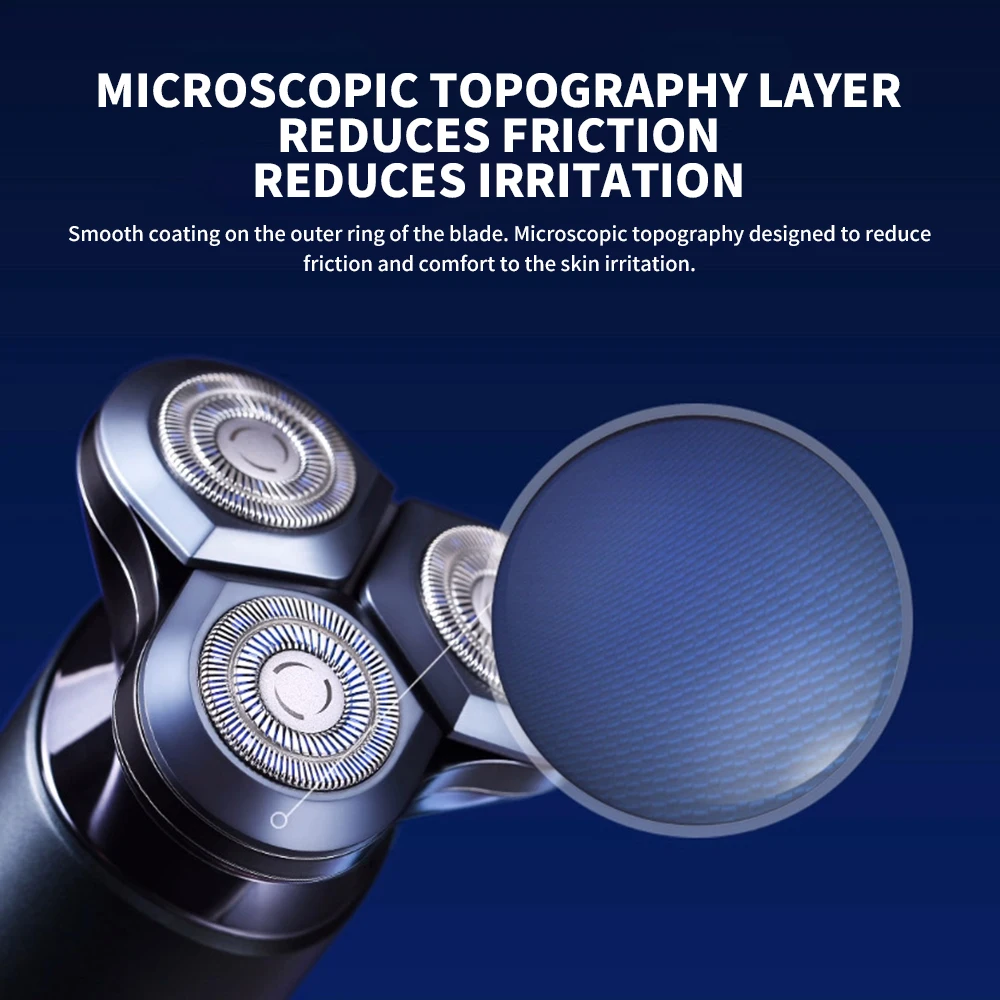 Портативная электробритва Xiaomi Mijia S700 с тройным лезвием и водонепроницаемой