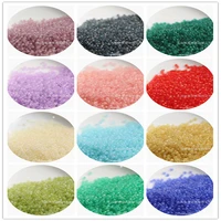 2mm super excellent frosted micro color glass rice beads manual diy beads loose beads hairpin tassel bracelet accessories