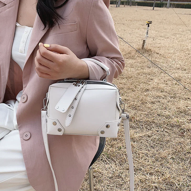 

Women Bags Crossbody Shoulder Bag For Ladies Messenger Bag High Quality Fashion Designer Flap Female Rivet Handbags Luxury Bags