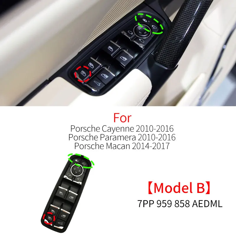 

Для Porsche Cayenne Panamera 2011-2016 автомобильный электрический главный переключатель окна, сменный аксессуар 7PP 959858 РДМЛ