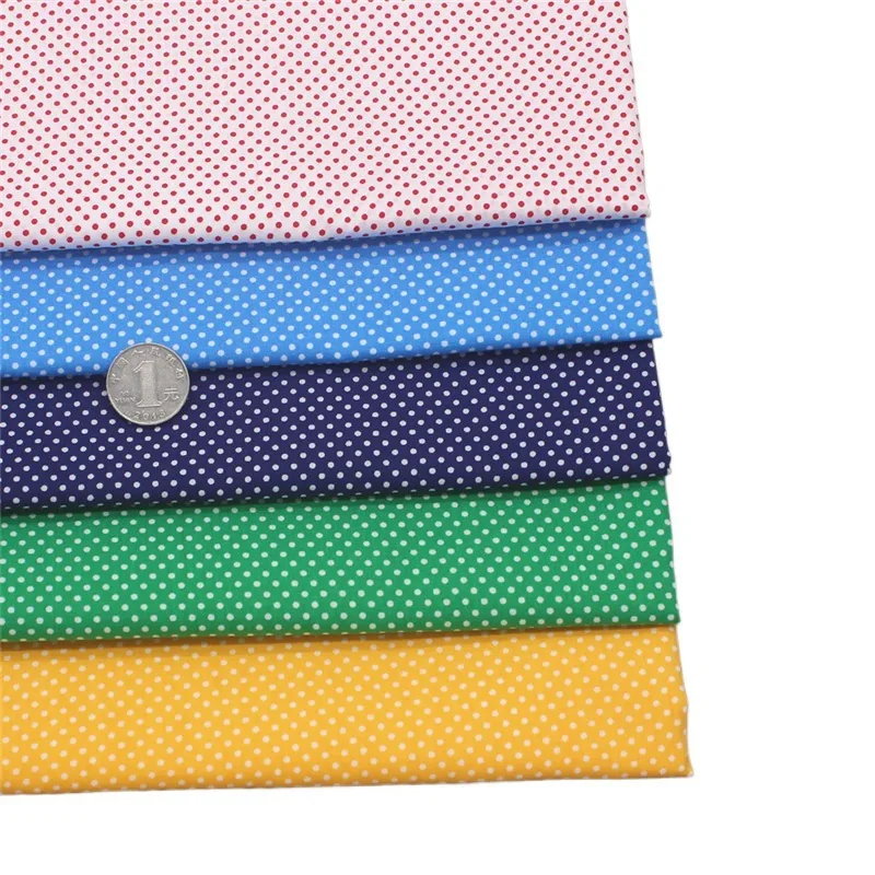 Поплин в горошек 100% хлопок ткань для шитья постельное белье ремесло материал