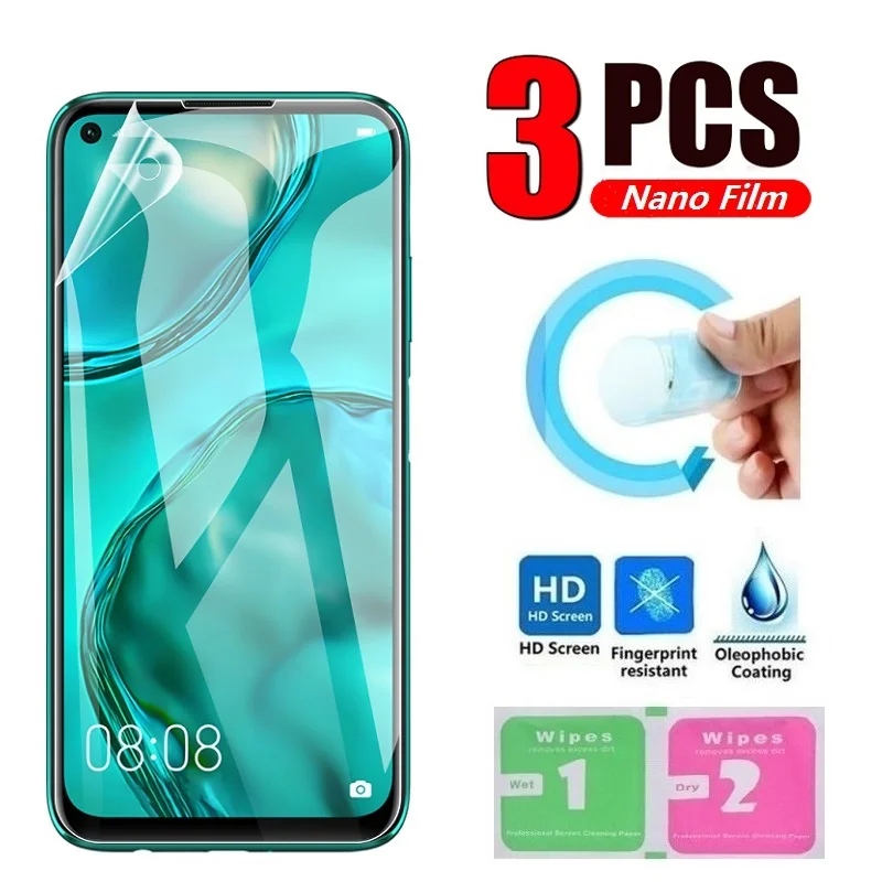 

3pcs Nano Protective Film for Huawei P40 Lite P30 P20 Pro P10 P9 P8 Lite 2017 (Not Tempered Glass)Screen Protector Film Foil