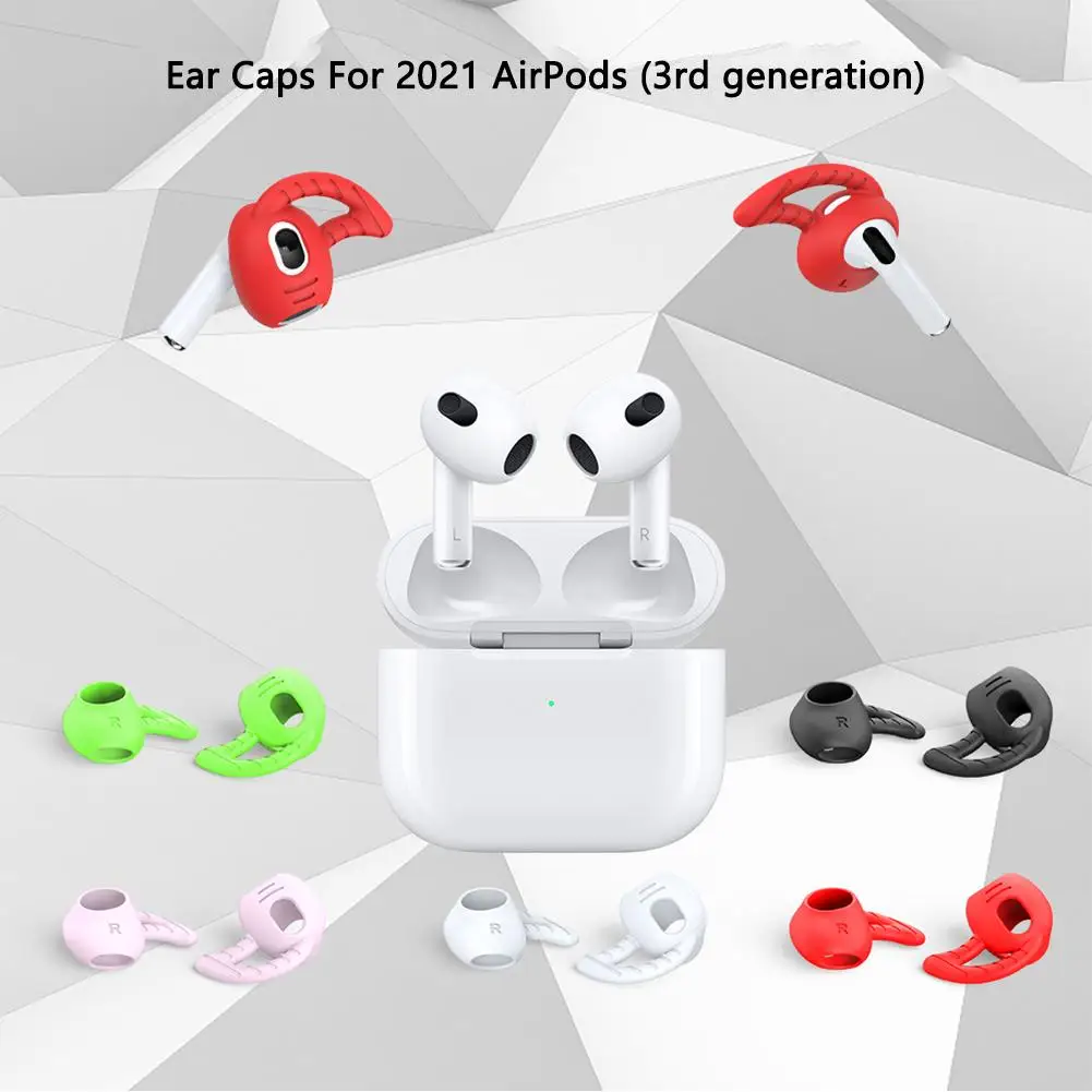

Silicone Earphone Ear Hooks Earbuds Protective Cover Compatible For Airpods (3rd Gen) 2021 Bluetooth-compatible Headphones