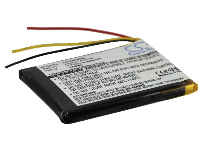 Фото Аккумулятор Cameron sino 800 мАч для Philips GoGear SA6037 SA6045 SA6044 SA6145 SA6087 978733201021 A24737 A24738 №2