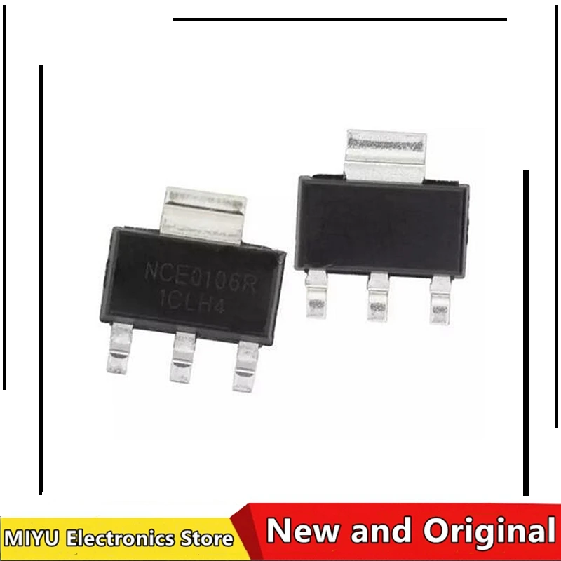 

50 шт. новый оригинальный NCE0106R SOT-223 NCE0106 N 100V 6A MOS