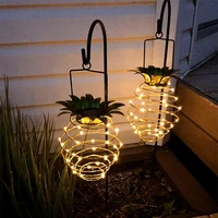 2pcs outdoor solar light waterproof wall lamp sunlight powered street lamp string chain hanging decoration for family yard