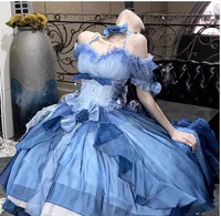 Голубое платье #3