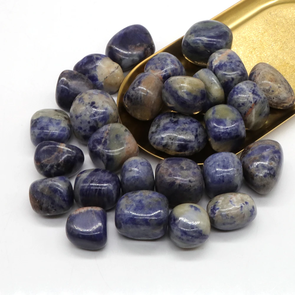 

Natural Bulk Crystal Stone Blue Sodalite Reiki Healing Polished Energy Chakra Bead Gravel Specimen for Aquarium Collection