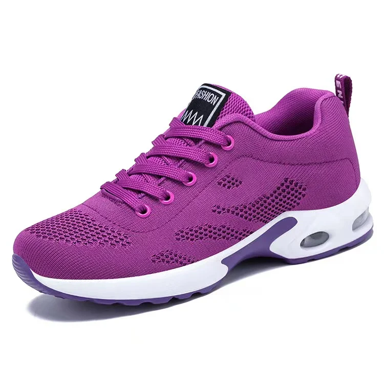 Fashion Women Running Shoes Breathable Mesh Outdoor Light Weight Sports Shoes Casual Walking Sneakers Lace-up Women Sneaker