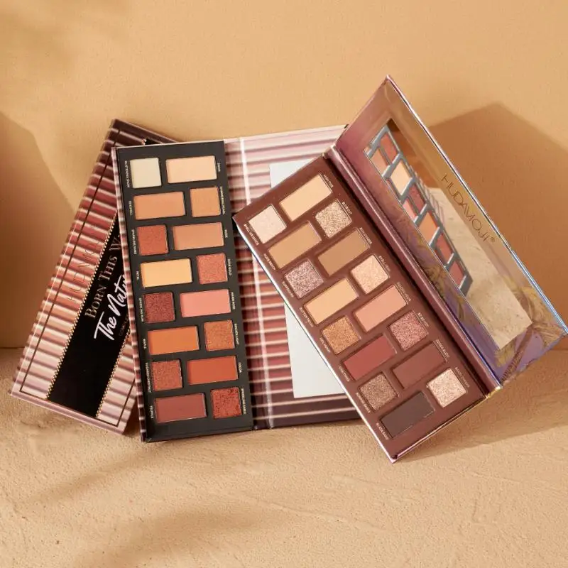 

Waterproof Earth Color Brown Eye Shadow 16 Colors Eyeshadow Palette With Mirror Glitter Matte Eyeshadow Eyeshadow Palette