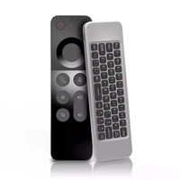 w3 2 4g wireless air mouse ir learning smart voice remote control 6 axis gyroscope sensing mini keyboard for android tv box pc