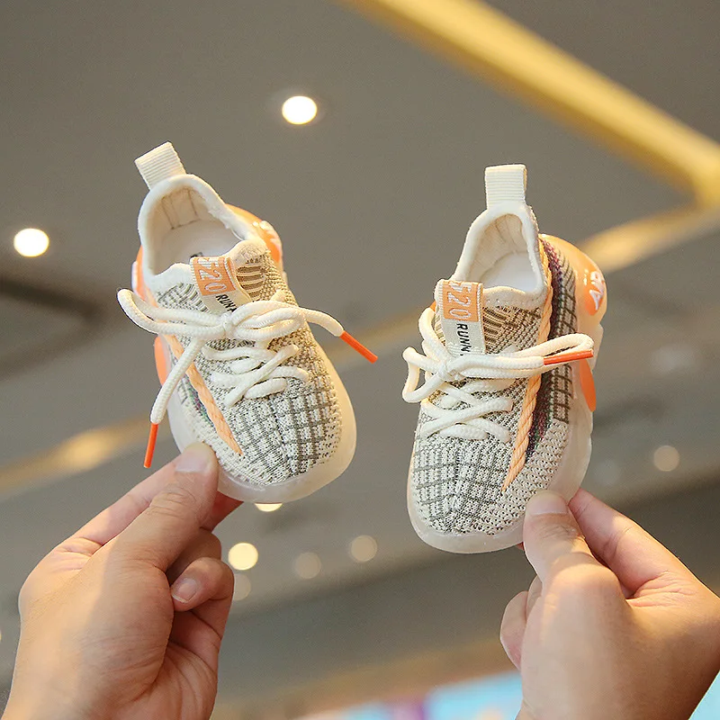 

Kids Brand Designer Casual Shoes Mesh Lace Up Shoes Platform Flat Fashion Trend Boy Girl Child Trainner Chunky Sneaker Dad Shoes