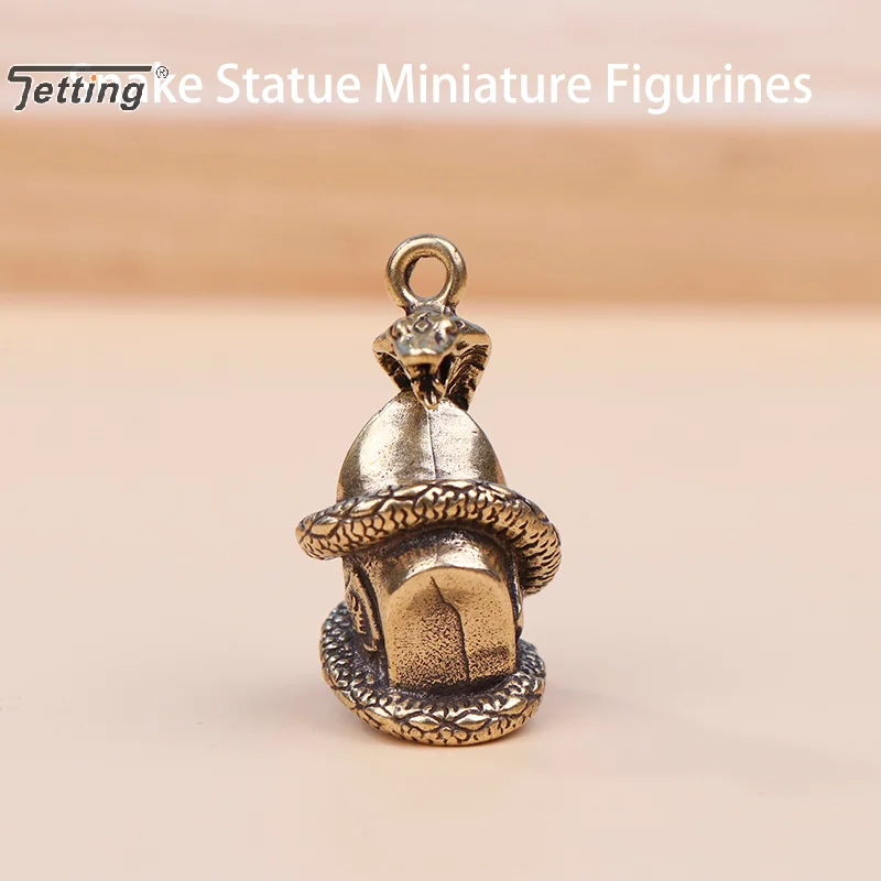 Античная бронзовая статуя змеи Кобра Боа миниатюрные фигурки медные животные по