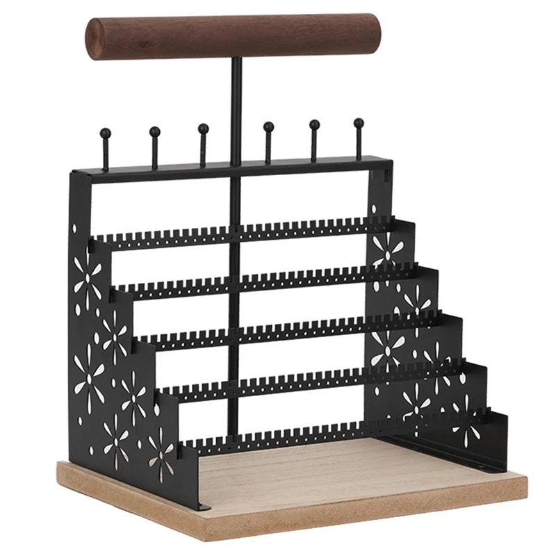 

Metal Jewelry Holder Earrings Necklace Ring Pendant Bracelet Jewelry Display Stand Storage Organizer Holder