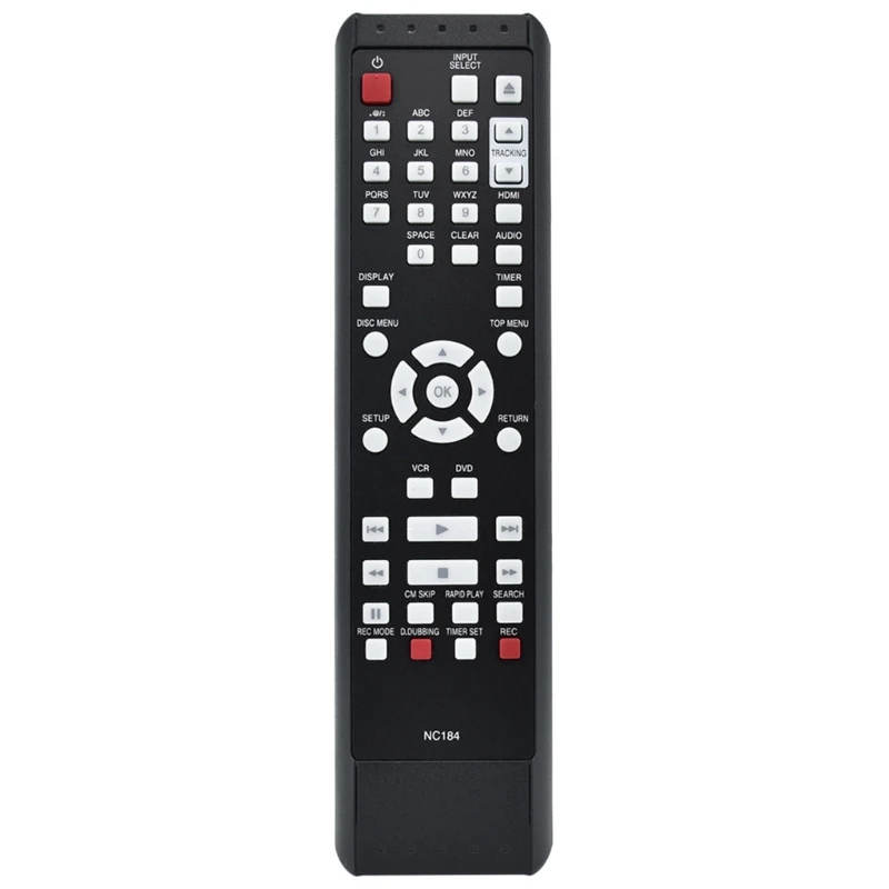 

NC184UH NC184 DVD Recorder Home Media Wireless Remote Control Player for SANYO DVD VCR Recorder FWZV475E FWZV475 Drop Shipping