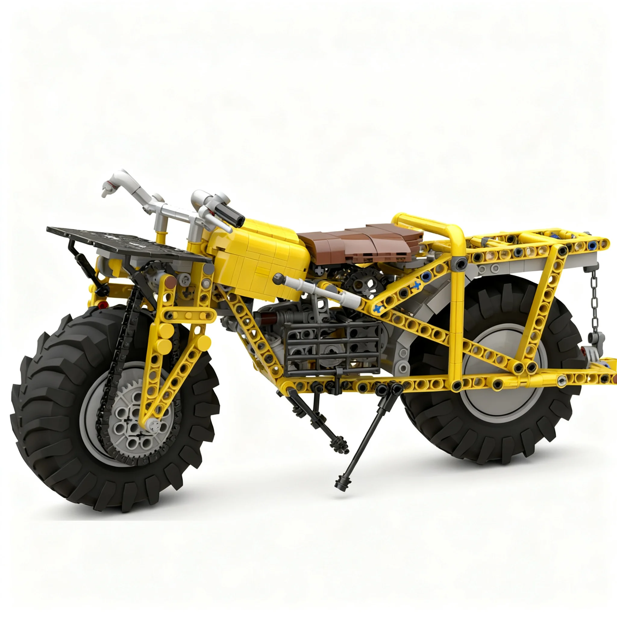 Фото 822 детали MOC Technical Rokon Trail-Breaker, модель из строительных блоков, архитектурный конструктор, рождественский подарок, игрушка, образовательный набор для творчества и демонстрации. №1