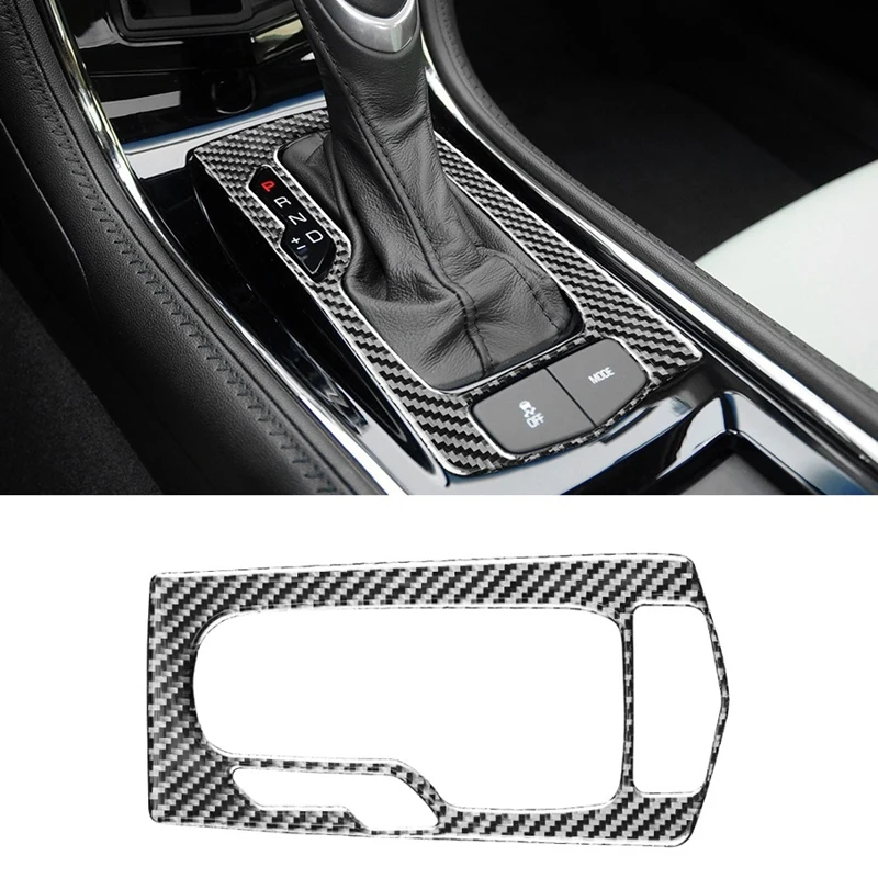 

Аксессуары для центральной консоли из углеродного волокна, 1 шт., отделка для Cadillac ATS 14-20