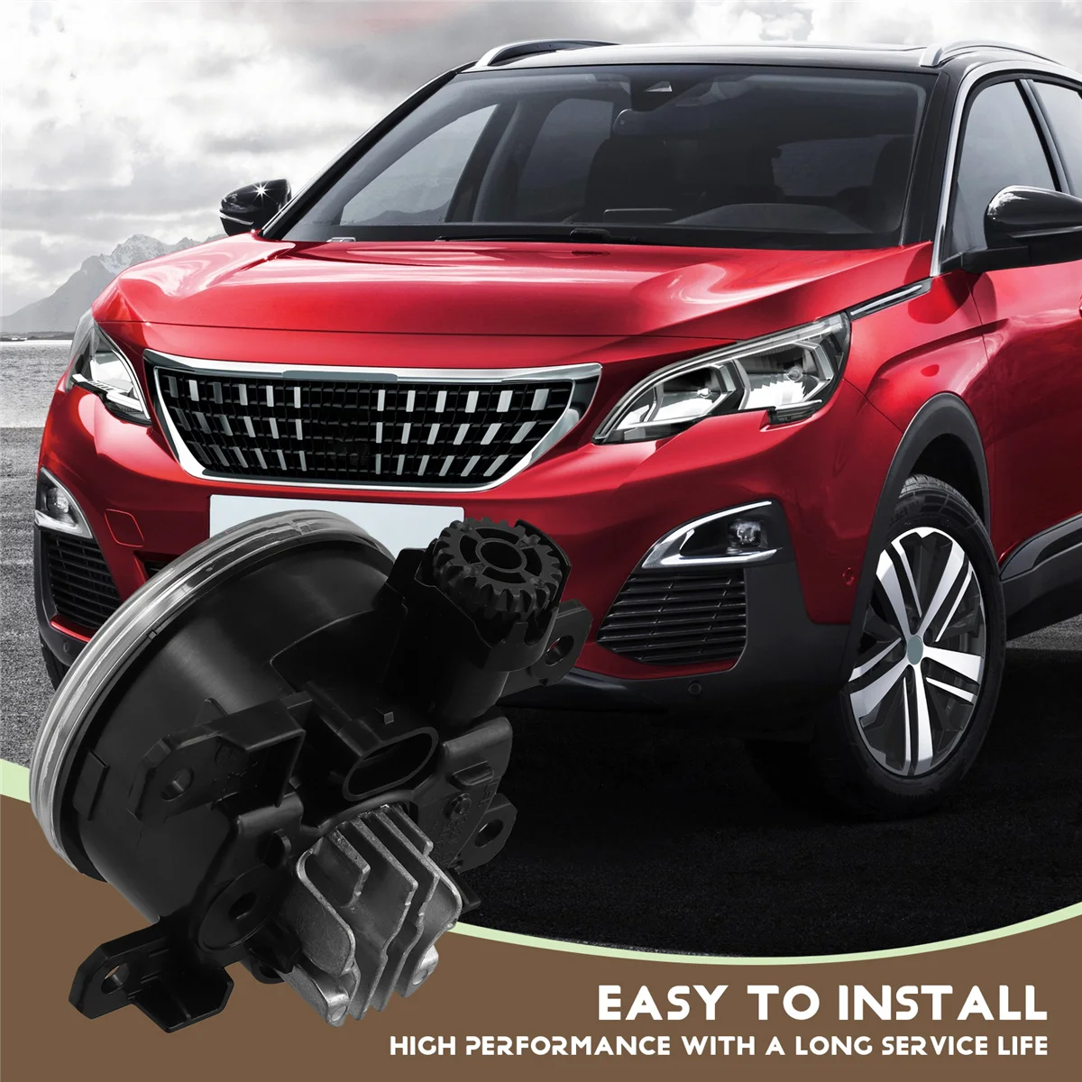 Светодиодный передний левый/правый противотуманный фонарь в сборе для Peugeot 508 3008