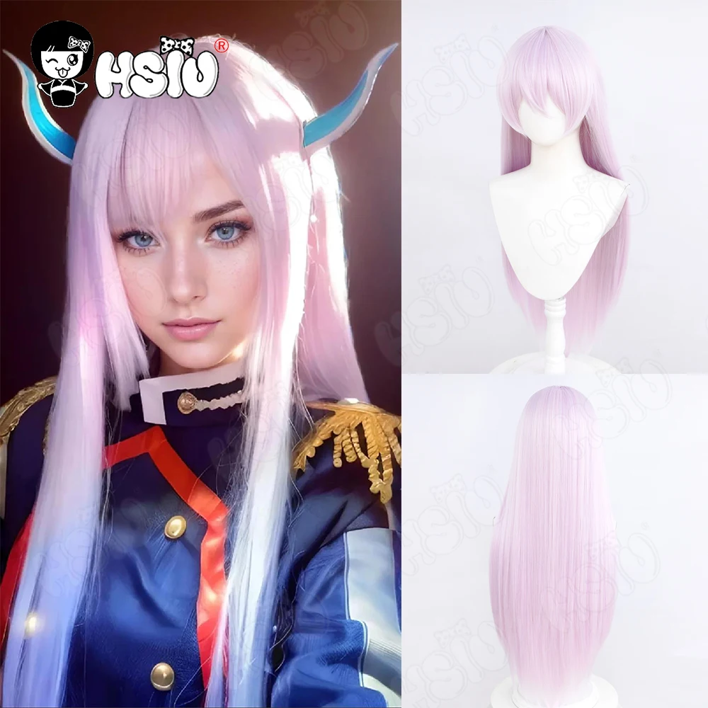 Uzen Kyoka Косплей Парик Волокно синтетический парик「HSIU」розовый фиолетовый длинный