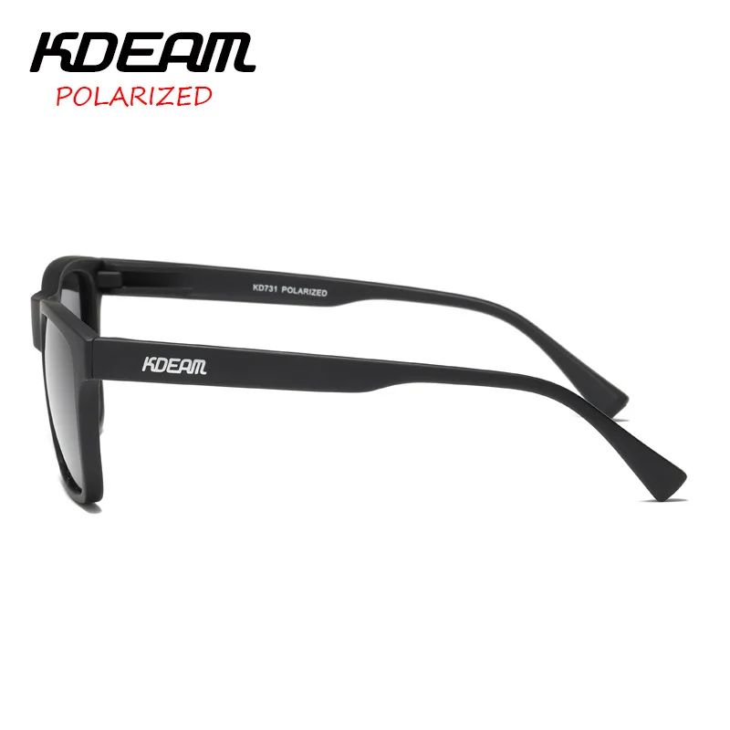 KDEAM новые однотонные повседневные поляризационные солнцезащитные очки TR90