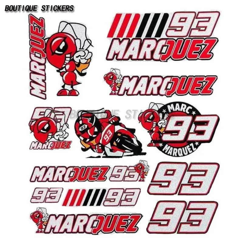 Наклейки № 93 цифровая Персонализированная наклейка автомобиль мотоцикл