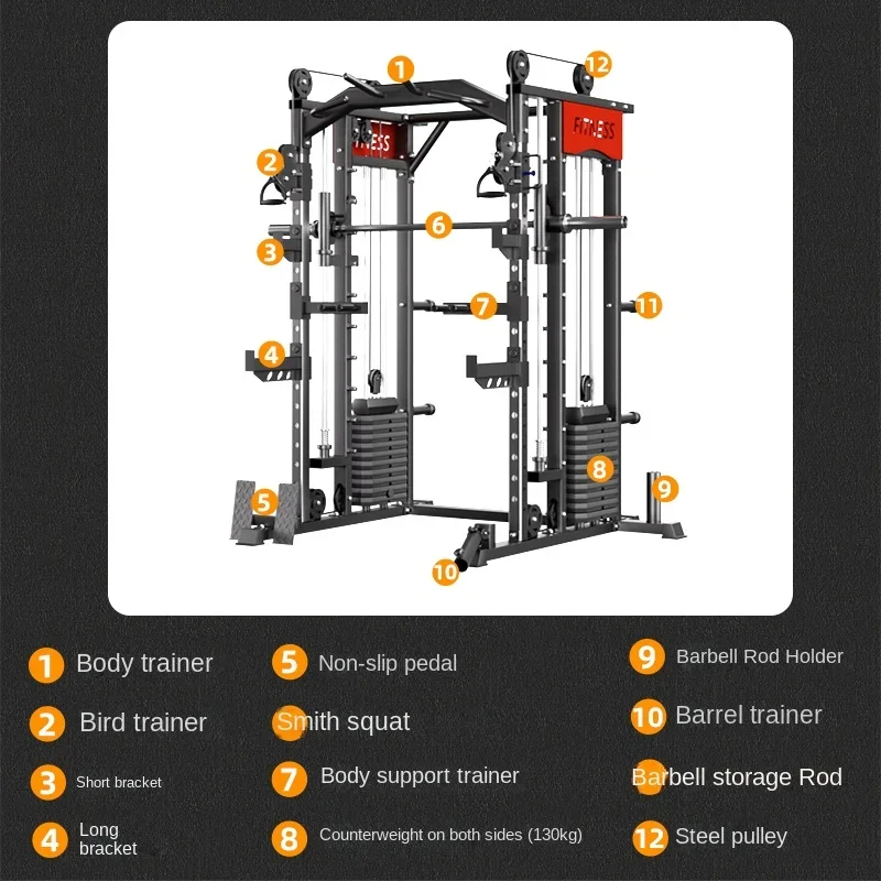 Счетчик HXL сбалансированный тренажер Смит Комплексный многофункциональная