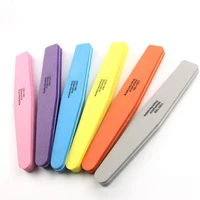 10pcs professional nail file sandpaper strong thick nail files buffer for manicure sanding rhombus lime nail tools 100180