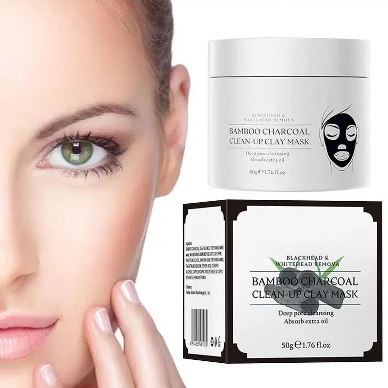 

Антидетоксикационная маска для лица с древесным углем, бамбуковый уголь с алоэ вера