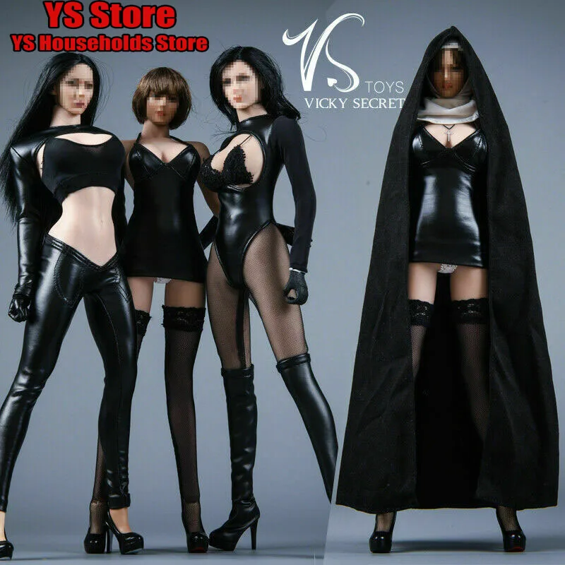 VSTOYS 19XG60 1/6, костюм монахини для церкви, девушек, комплект одежды, аксессуары, подходит для 12 дюймов, Женская фигурка тела, коллекционные игрушки «сделай сам»