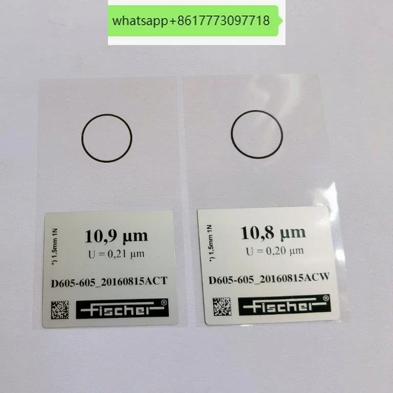 Калибровочная пленка D605-605 немецкий fischer толщиномер пленки Fischer стандартная