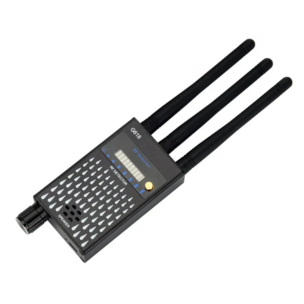 

G618 анти-шпионский беспроводной Радиочастотный детектор сигнала GSM GPS-Трекер Скрытая Камера Устройство для подслушивания Военная профессиональная версия