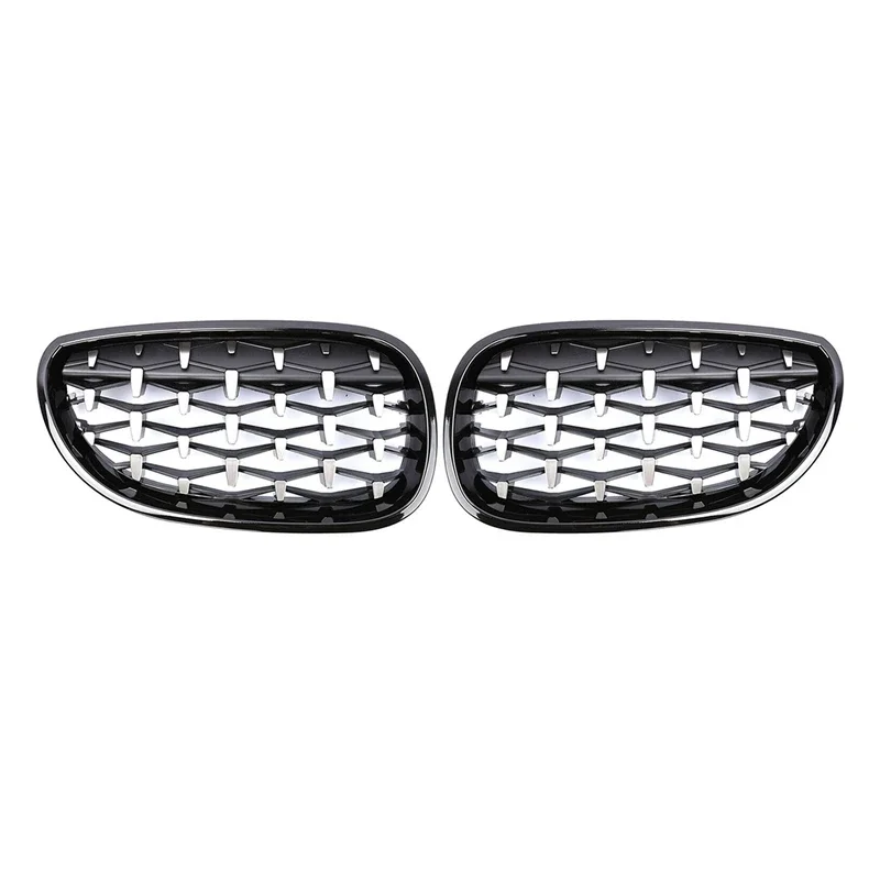 Фото Новая передняя решетка радиатора Diamond Grille для BMW E60 E61 5 серии 550I 535I M5 2003-2010 Meteor №2