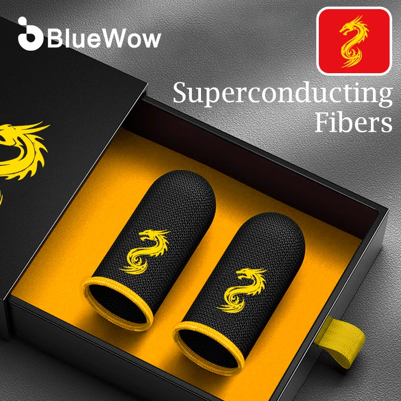 

BlueWow Gaming Finger Sleeve For Game Pubg Mobile Anti Slip Finger cots Game Controller Finger Sleeve For Mobile Gaming
