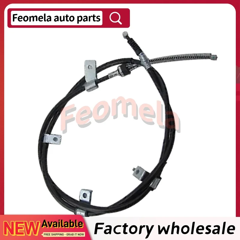 Фото Трос стояночного тормоза задний новый для Mitsubishi Triton L200 KB4T KA4T (MN102417 MN102416) №2