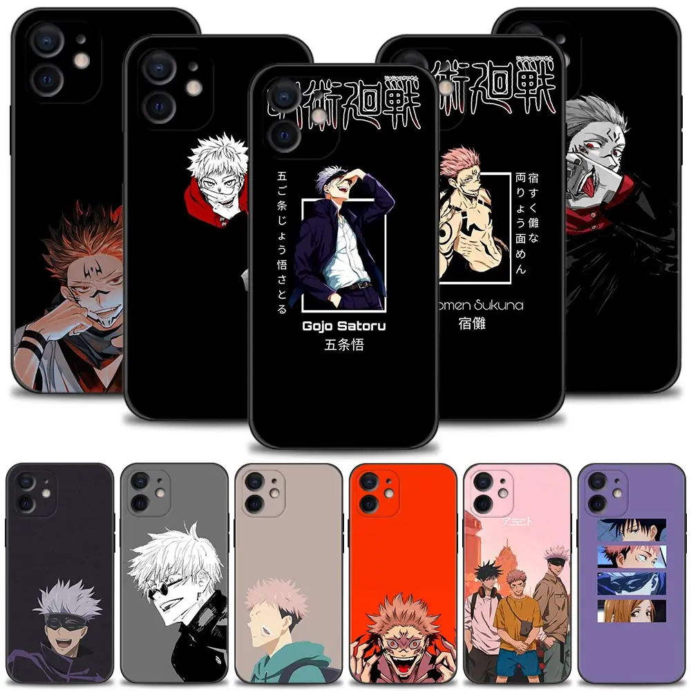

Jujutsu Kaisen Laugh Gojo Satoru Phone Case For Apple iPhone 14 13 12 11 Pro Max Mini XS Max XR X 7 8 Plus 6 6S SE Cover Shell
