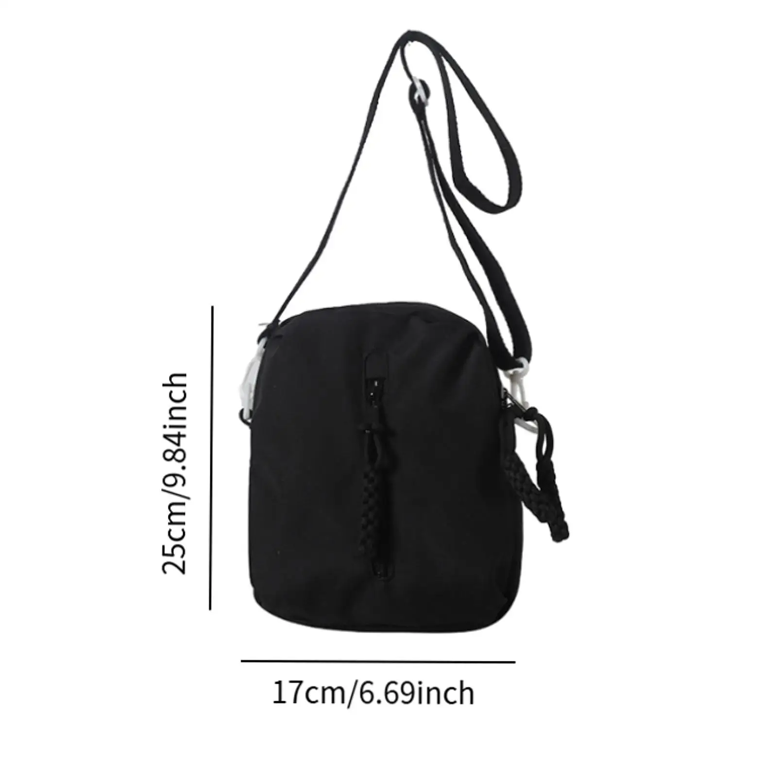 Женская сумка через плечо портативная Модная креативная легкая на молнии для